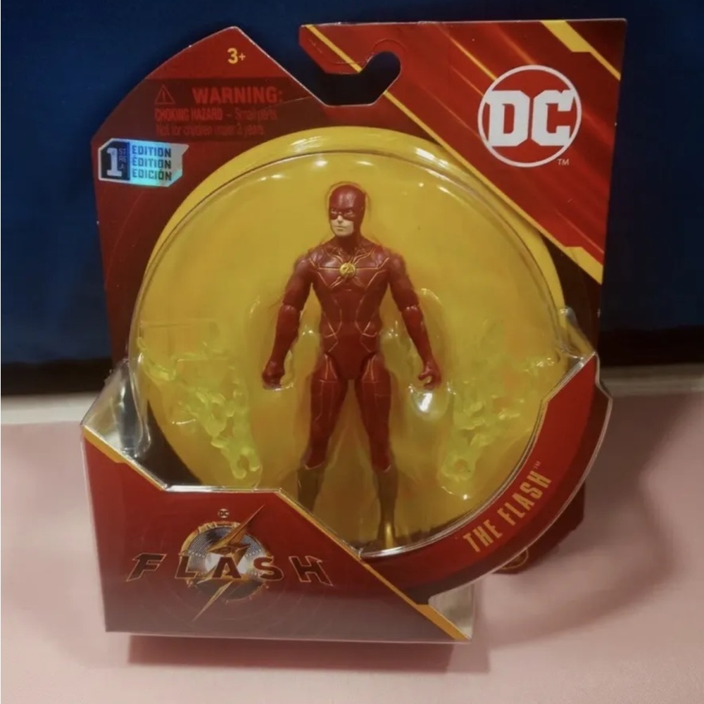 DC The Flash Movie 4 inch Action Figure- The Flash 1st‎ Edition Spin Master 2023